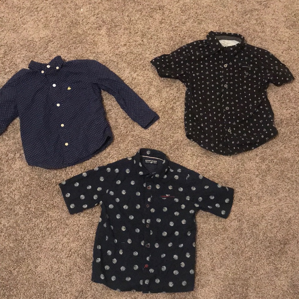 Three boy button up bundle